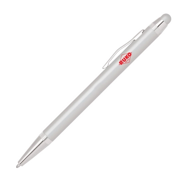 Twist action aluminum ballpoint pen available in a variety of colors... from ASI 40544 Binaco / Binaline