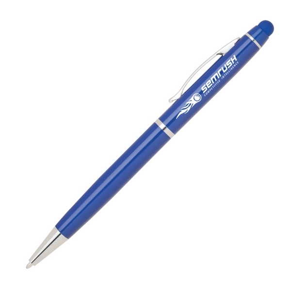 Twist action aluminum ballpoint pen available in a variety of colors... from ASI 40544 Binaco / Binaline