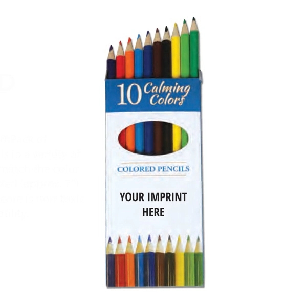 Convenient, sealed 10-Pack of pre-sharpened pencils in a variety of colors.... from ASI 45815 Coloring Book Solutions