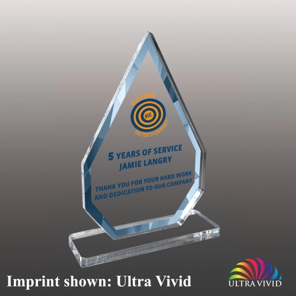 Flame shaped acrylic award with customization.... from ASI 72521 Morris Magnets