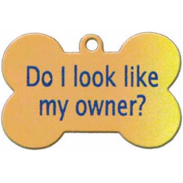 Dog bone shape brass pet tag / ID tag.... from ASI 69240 MasterCast LTD / Amcraft