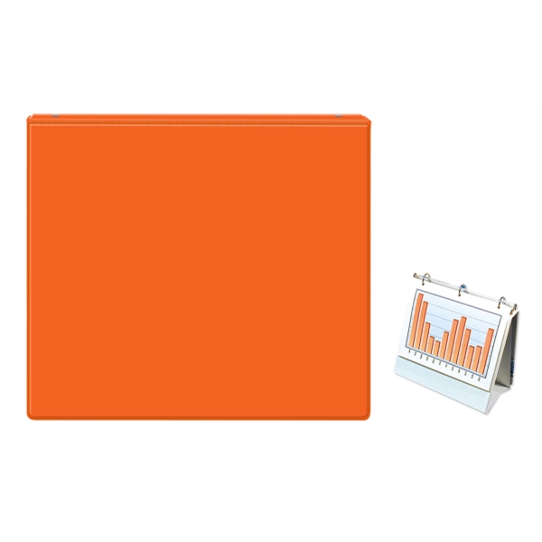Flip chart ring binder made of vinyl with a 1" capacity... from ASI 54040 Fey Promo / Fey Binders and Organization Solutions