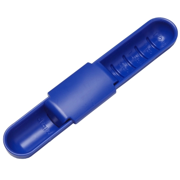 Double sided adjustable measuring spoon. 1/2, 1, 1-1/2, 2 and 2-1/2... from ASI 52840 Evans Manufacturing