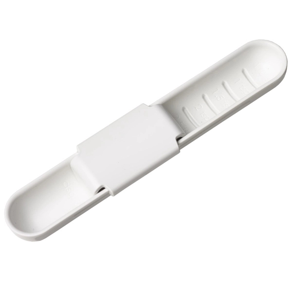 Double sided adjustable measuring spoon. 1/2, 1, 1-1/2, 2 and 2-1/2... from ASI 52840 Evans Manufacturing