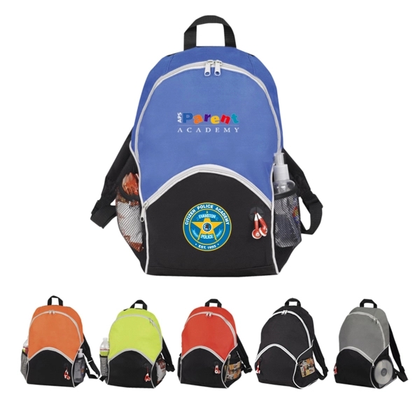 Backpack with 2 mesh side pockets.... from ASI 41511 Brainchild USA Inc / BrainChild Gift Club