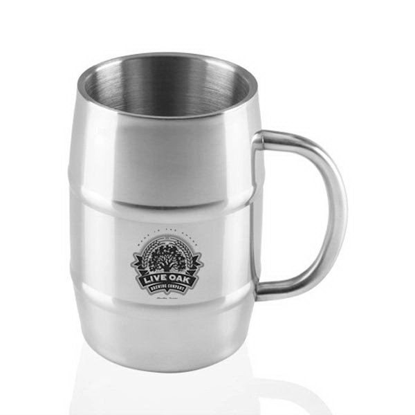 17 oz. large barrel Moscow Mule mug with brushed finish... from ASI 39552 BEL Promo