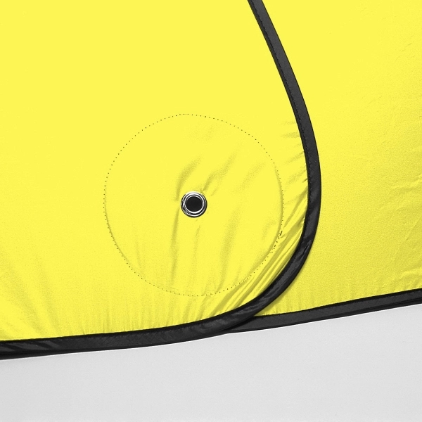 Bright Yellow  Patented  collapsible fabric sunshade dual panel with... from ASI 37586 Auto-Sun-shade/Intertek