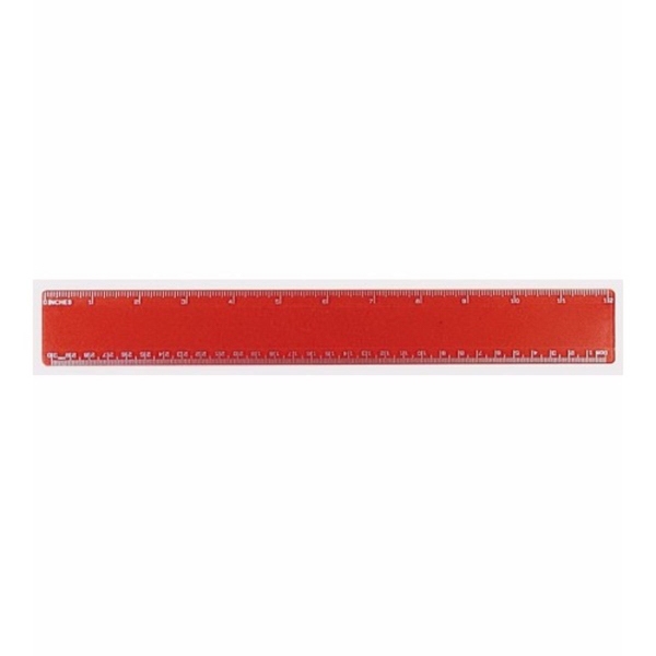 12" Beveled plastic ruler, full color digital.... from ASI 30270 Aakron Line