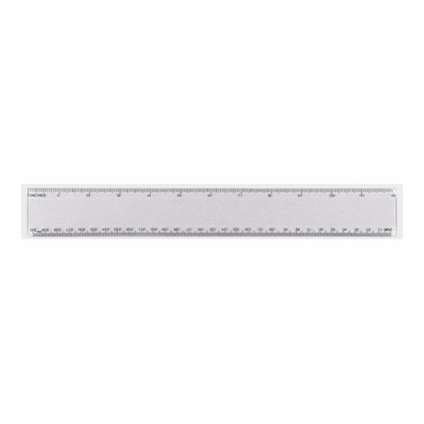 12" Beveled plastic ruler, full color digital.... from ASI 30270 Aakron Line