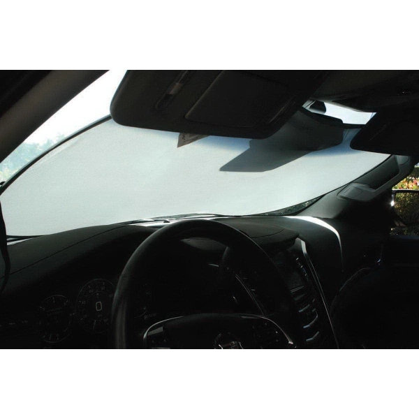 New patented, contoured flap design, single loop collapsible sunshade 24" x... from ASI 37586 Auto-Sun-shade/Intertek