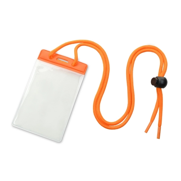 Color-coded badge/nametag holders quickly identify employees or visitors by bar color... from ASI 79898 Promovision / PROMOVISION