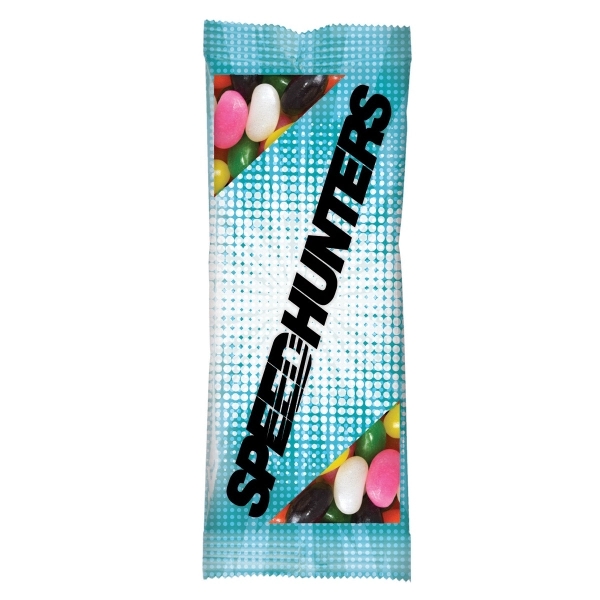 Full-color tube DigiBags filled with 3 oz. of assorted jelly beans;... from ASI 44900 NC Custom (CI/Lanco) / Chocolate Inn