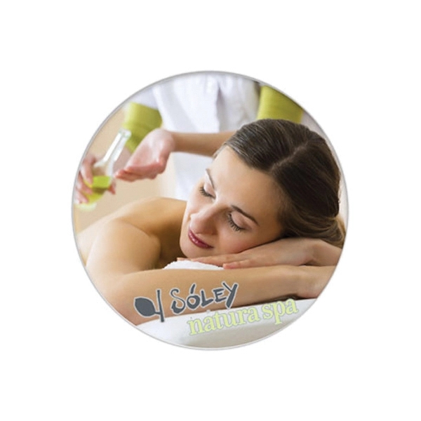 8" diameter, round full-color mouse pad.... from ASI 39552 BEL Promo