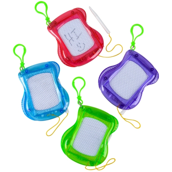 Magnetic doodle board keychain.... from ASI 85620 H M Schmidt Co Inc / Traveling Billboard