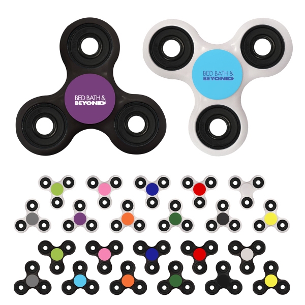 Fidget Spinner Toy. Spin Between Thumb And Middle Finger.  Perfect... from ASI 61125 Hit Promotional Products