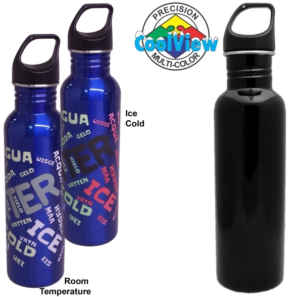 26oz Stainless Water Bottle. Various water bottle colors. Imprints appear when... from ASI 80093 Pyrographics