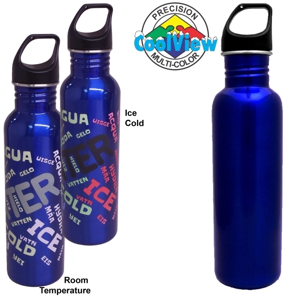 26oz Stainless Water Bottle. Various water bottle colors. Imprints appear when... from ASI 80093 Pyrographics