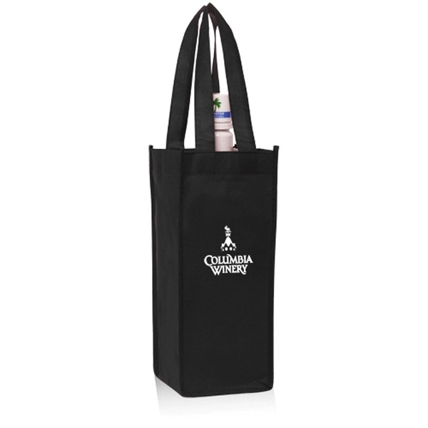 Non-woven vineyard wine bag that can carry one bottle... from ASI 39552 BEL Promo