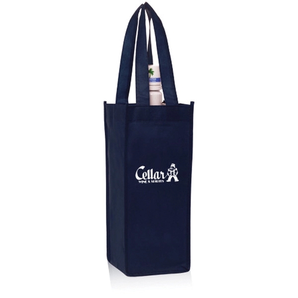Non-woven vineyard wine bag that can carry one bottle... from ASI 39552 BEL Promo