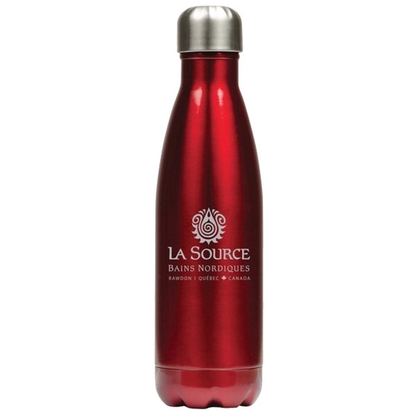 Stainless steel double wall vacuum bottle.... from ASI 42920 Busrel Inc