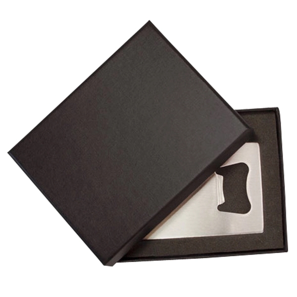 Stainless steel constructed credit card shaped bottle opener... from ASI 99030 Zipline / Zipline®