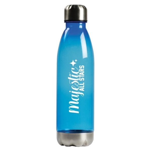 Transparent plastic (AS) sport bottle.... from ASI 42920 Busrel Inc