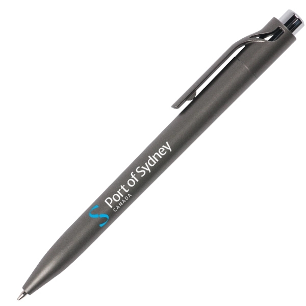 Colored plastic push action pen.... from ASI 42920 Busrel Inc