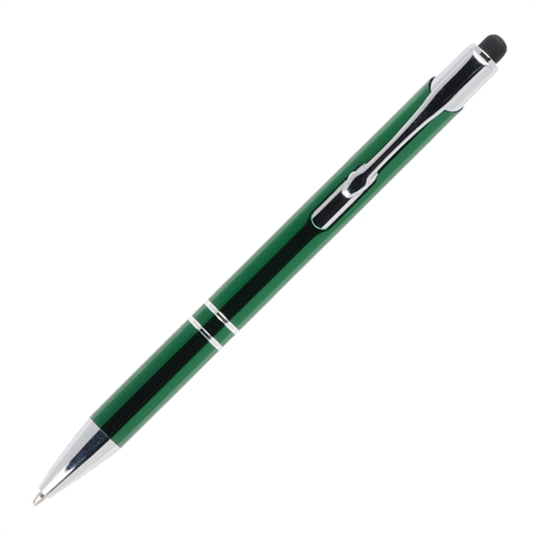 Aluminum push action pen and stylus.... from ASI 42920 Busrel Inc