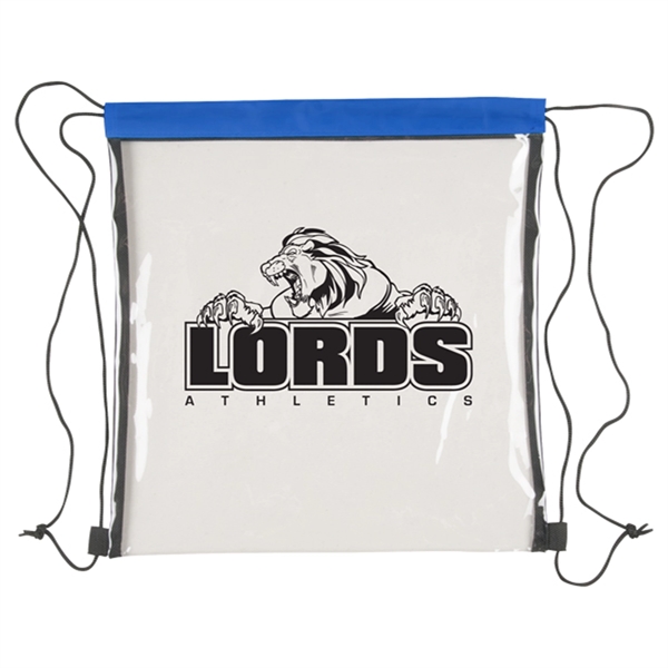 Transparent drawstring backpack.... from ASI 42920 Busrel Inc