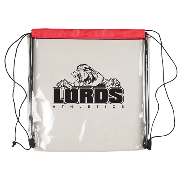 Transparent drawstring backpack.... from ASI 42920 Busrel Inc