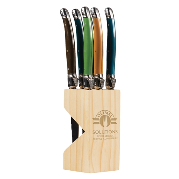 Six piece steak knife set.... from ASI 42920 Busrel Inc