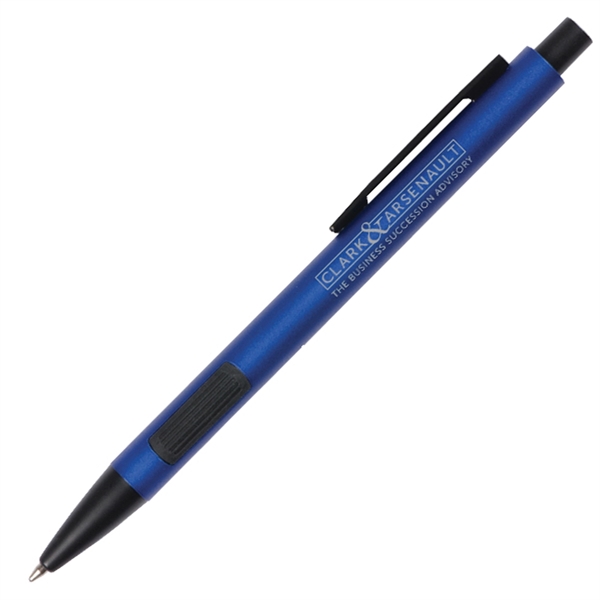 Aluminum click-action pen with matte finish.... from ASI 42920 Busrel Inc