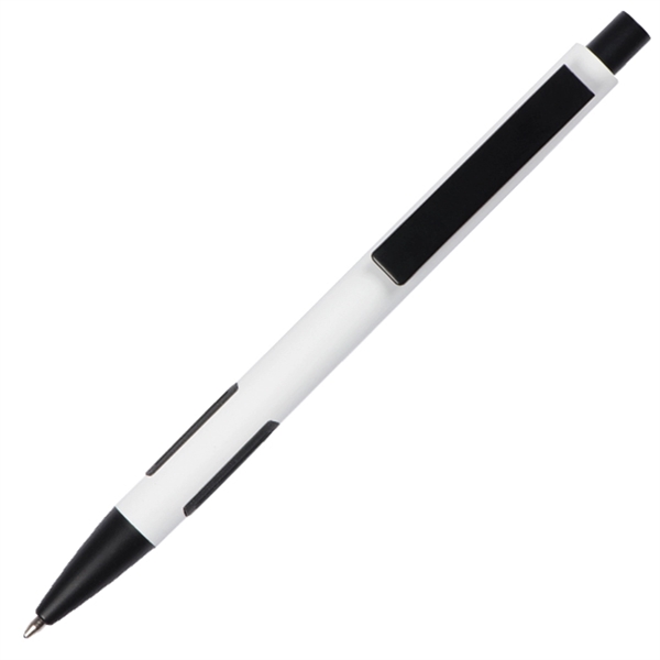 Aluminum click-action pen with matte finish.... from ASI 42920 Busrel Inc