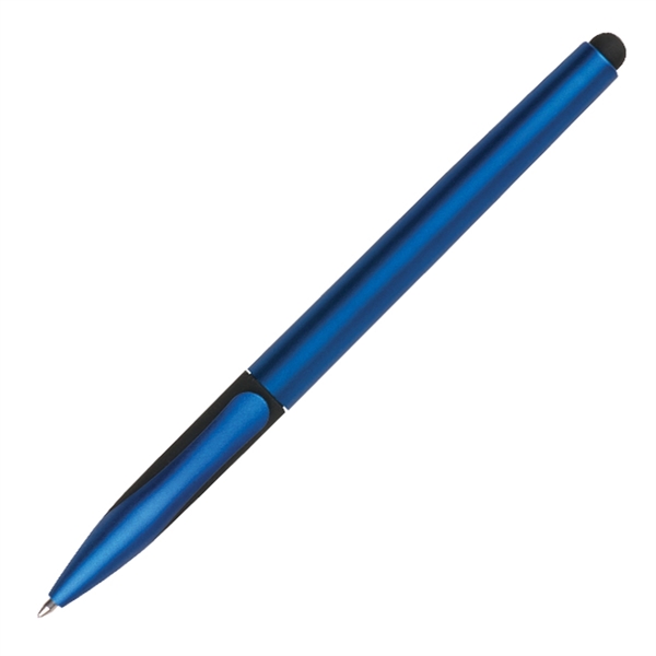 Colored twist action plastic pen and stylus.... from ASI 42920 Busrel Inc