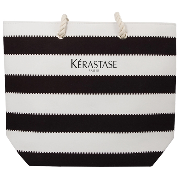 Multi-stripes beach bag with magnetic snap closure.... from ASI 42920 Busrel Inc