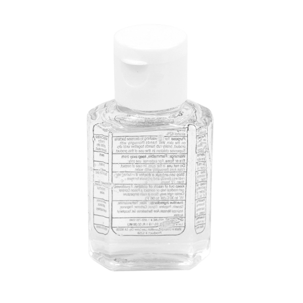 Bottle filled with 0.5 oz. of citrus scented antibacterial hand sanitizer... from ASI 62660 Innovation Line