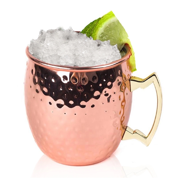 16 oz. Copper Moscow Mule Mug with Stainless Steel Interior.... from ASI 40544 Binaco / Binaline