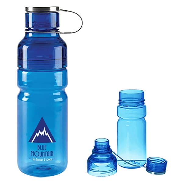 24 oz. two-top bottle with large opening for filling, small opening... from ASI 62190 Illini