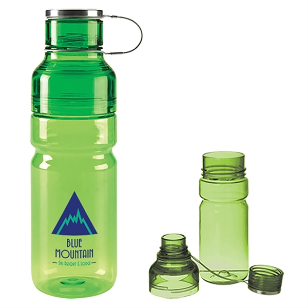 24 oz. two-top bottle with large opening for filling, small opening... from ASI 62190 Illini