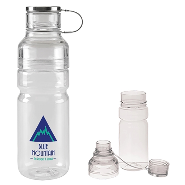 24 oz. two-top bottle with large opening for filling, small opening... from ASI 62190 Illini