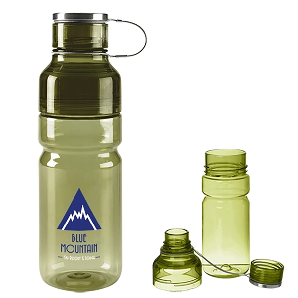 24 oz. two-top bottle with large opening for filling, small opening... from ASI 62190 Illini
