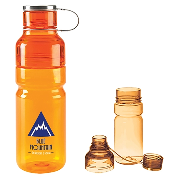 24 oz. two-top bottle with large opening for filling, small opening... from ASI 62190 Illini