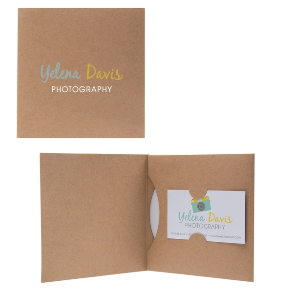 Customizable paper CD/DVD business card folio.... from ASI 62190 Illini