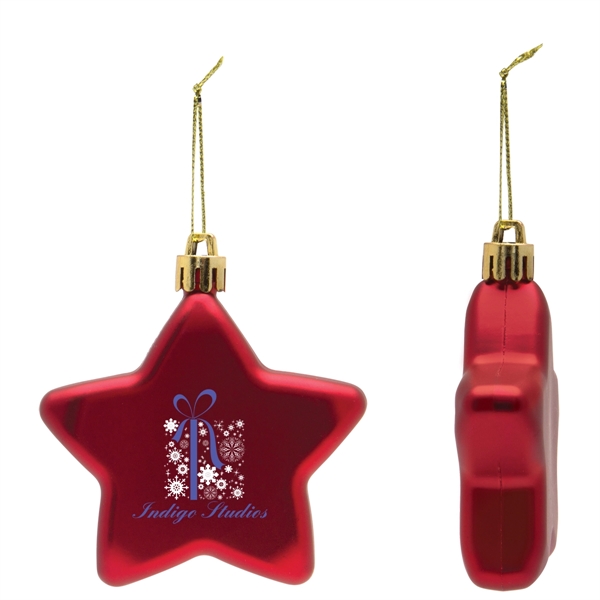 Stat shaped flat ornament made of shatter-resistant material with customization.... from ASI 62190 Illini