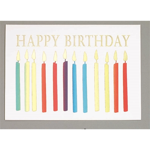 5" x 7" Stock Birthday Card, 50 pc minimum, stock sentiments... from ASI 95280 Warwick Publishing Co / Warwick