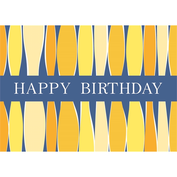 5" x 7" Stock Birthday Card, 50 pc minimum, stock sentiments... from ASI 95280 Warwick Publishing Co / Warwick