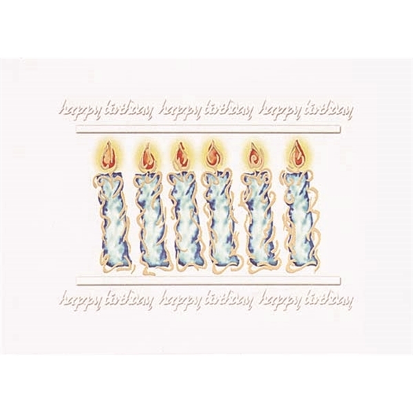 5" x 7" Stock Birthday Card, 50 pc minimum, stock sentiments... from ASI 95280 Warwick Publishing Co / Warwick