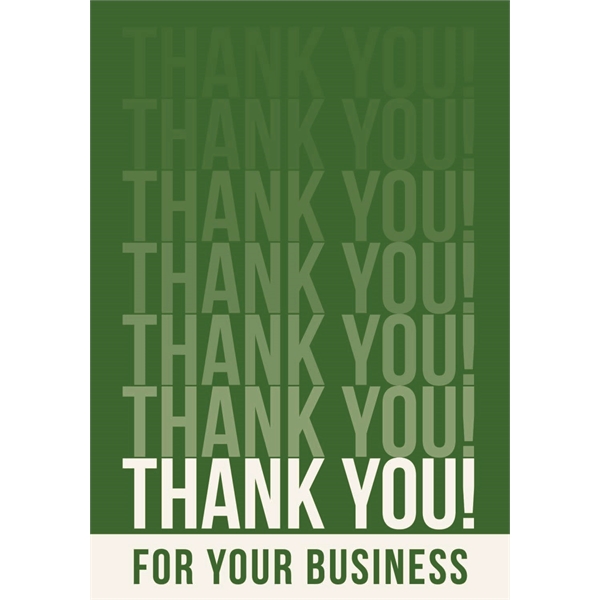 3 1/2" x 5" Business Greeting Cards, 50 pc minimum, stock... from ASI 95280 Warwick Publishing Co / Warwick