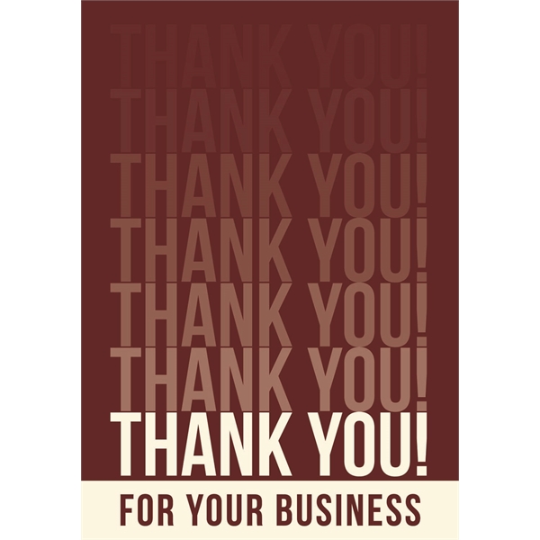 3 1/2" x 5" Business Greeting Cards, 50 pc minimum, stock... from ASI 95280 Warwick Publishing Co / Warwick