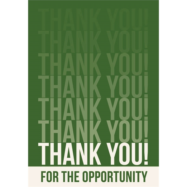 3 1/2" x 5" Business Greeting Cards, 50 pc minimum, stock... from ASI 95280 Warwick Publishing Co / Warwick